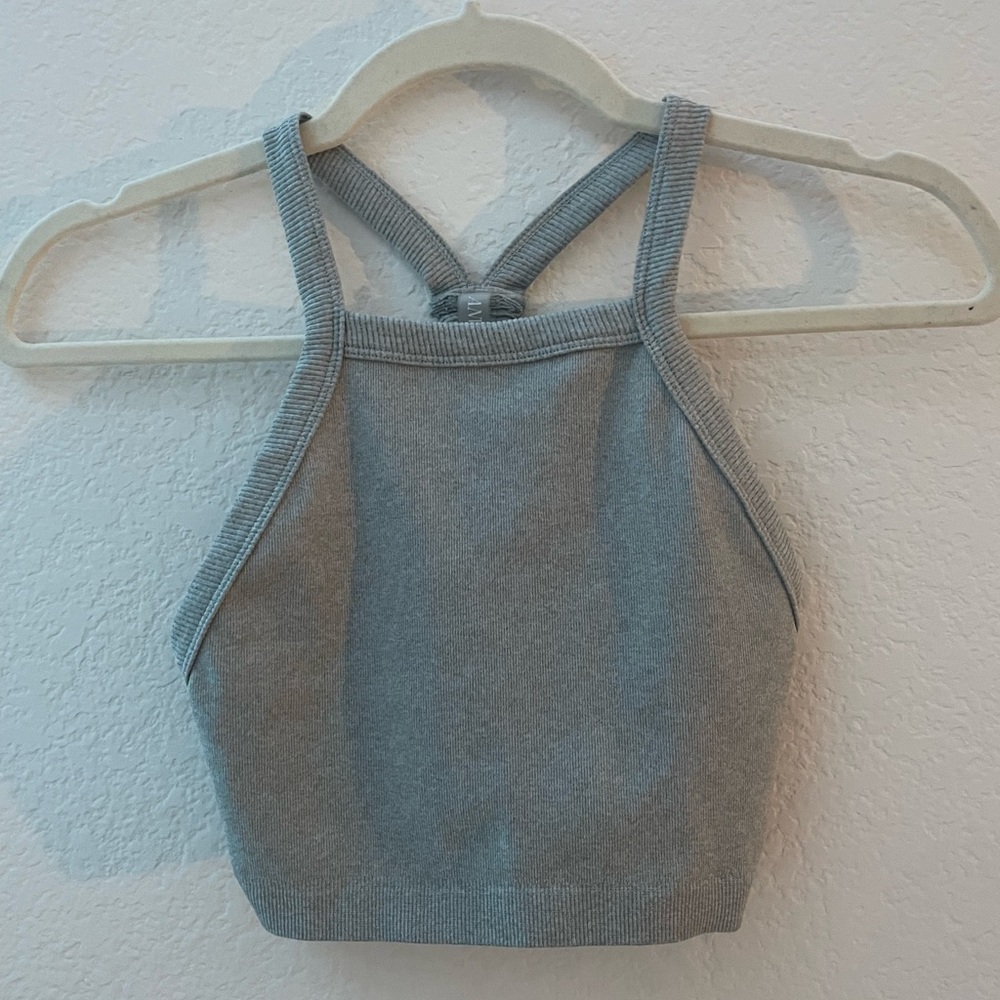 Cute Grey Crop Top